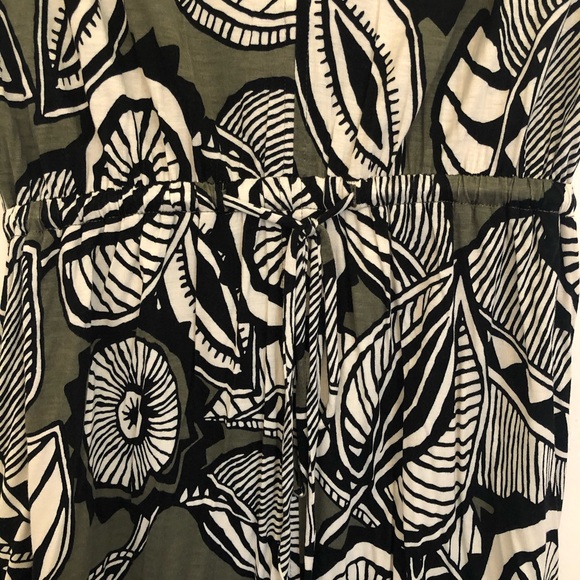 Loft Dress, green/black/white print, Size XS - Picture 2 of 5
